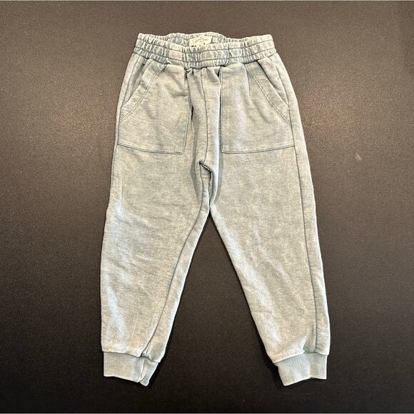 Jessica Simpson Toddler 3T Two-Piece Acid Wash Sweat Set – Light Blue/Gray - Picture 6 of 9